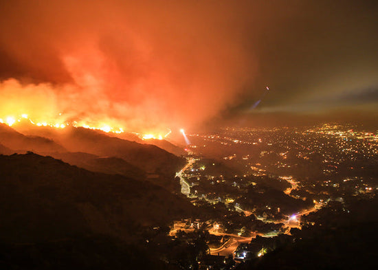 West coast wildfires blazing