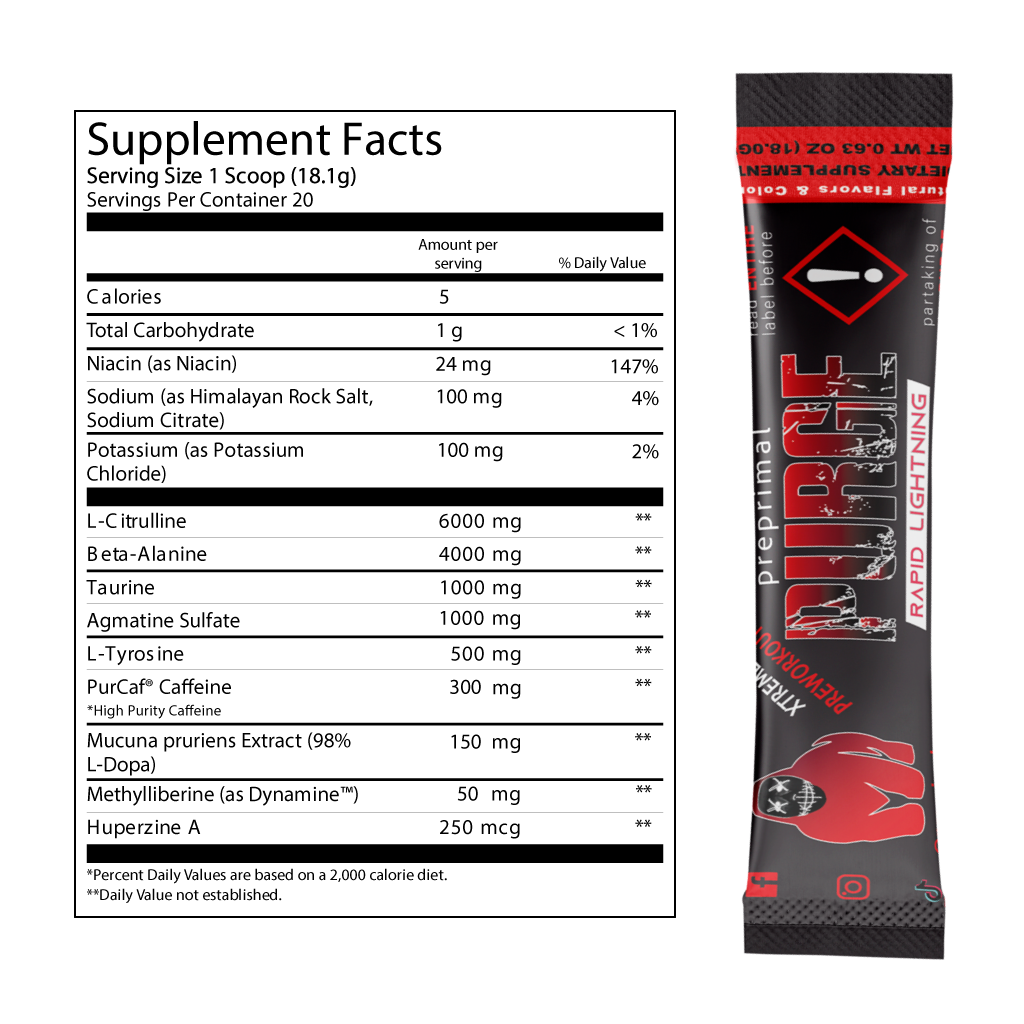 Free pre-workout supplement samples