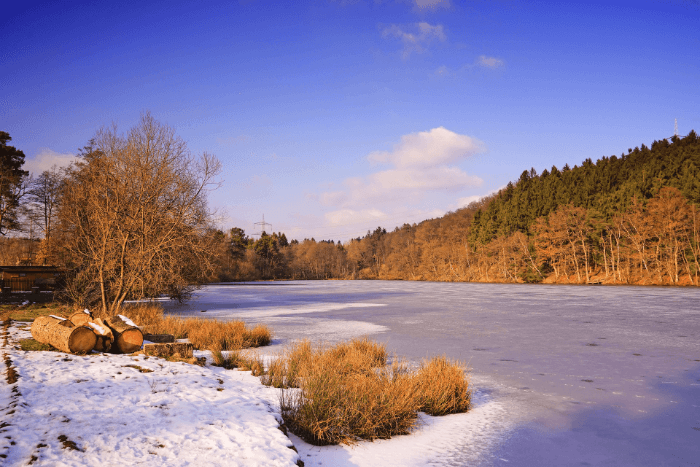 Nahe Fluss Winter