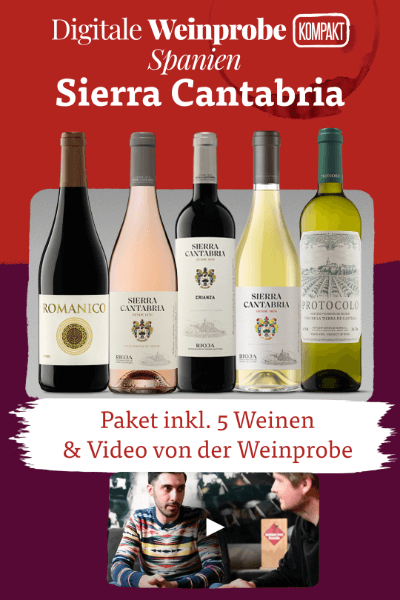 Weinpaket mit Video - Sierra Cantabria