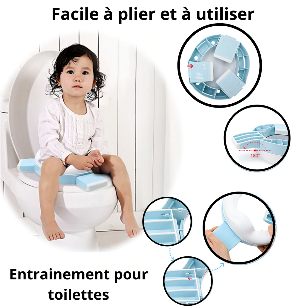 3 in 1 baby training potty - Easy to fold and use - Ozerty