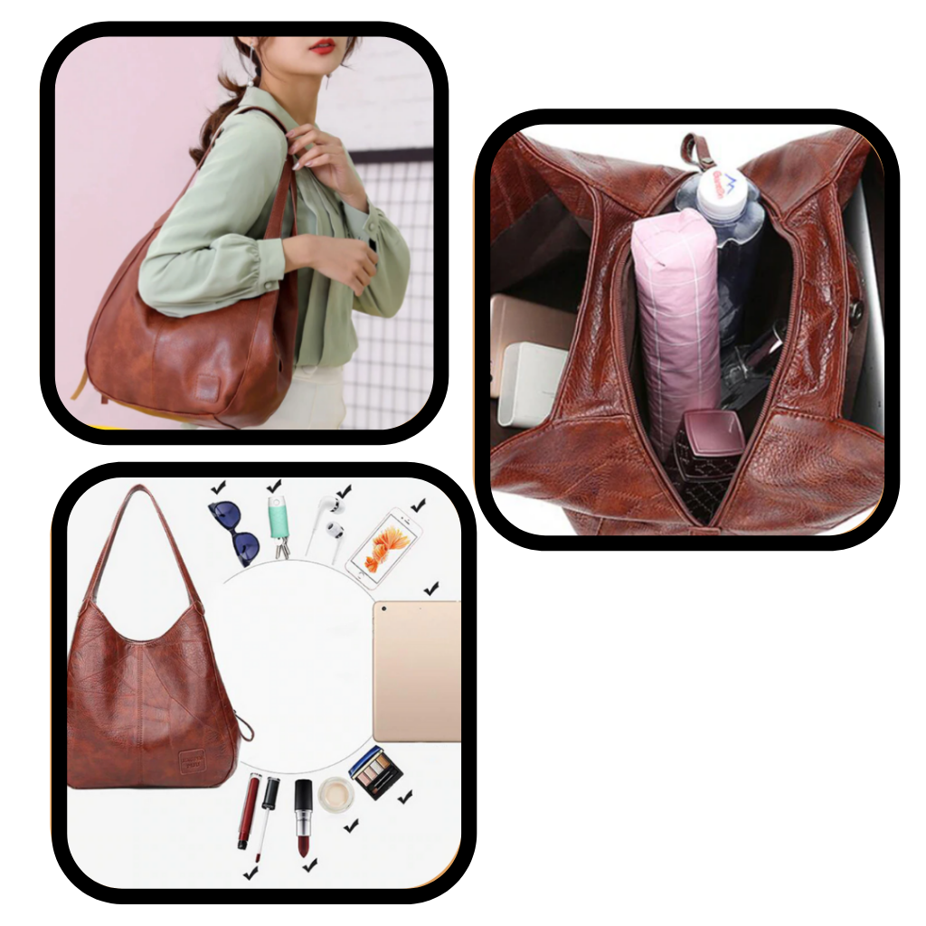 Large capacity handbag - Large capacity bag with pockets - Ozerty