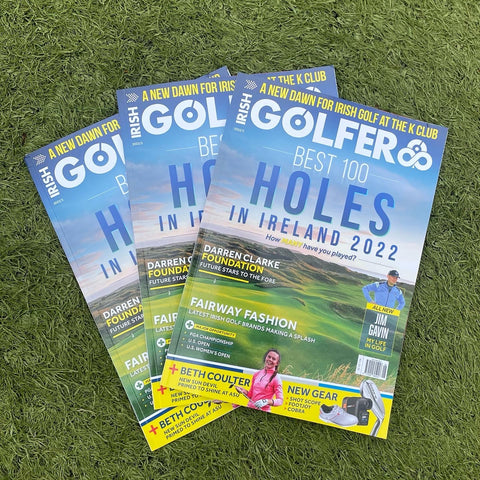 Irish golfer magazine cover