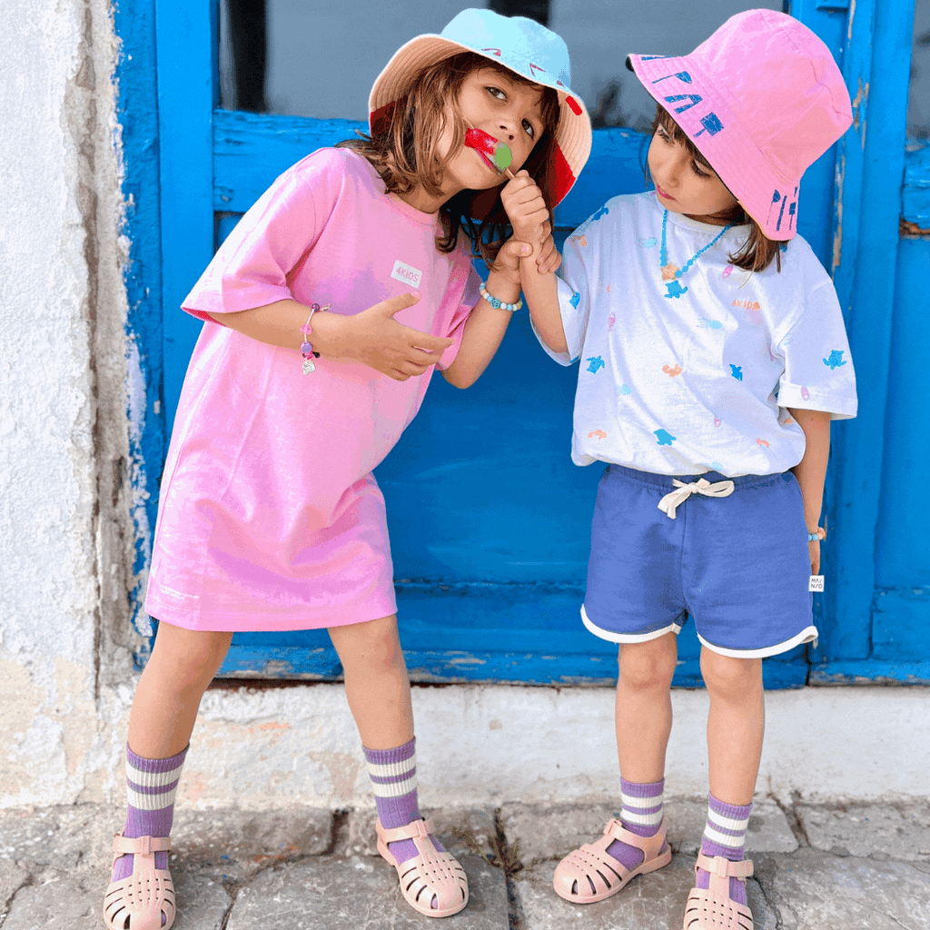 4KIDS SUMMER OUTFITS DRESS AND TSHIRTS