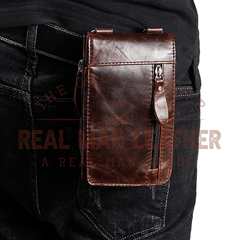 Ricci EDC Genuine Leather Belt Pouch - Real Man Leather