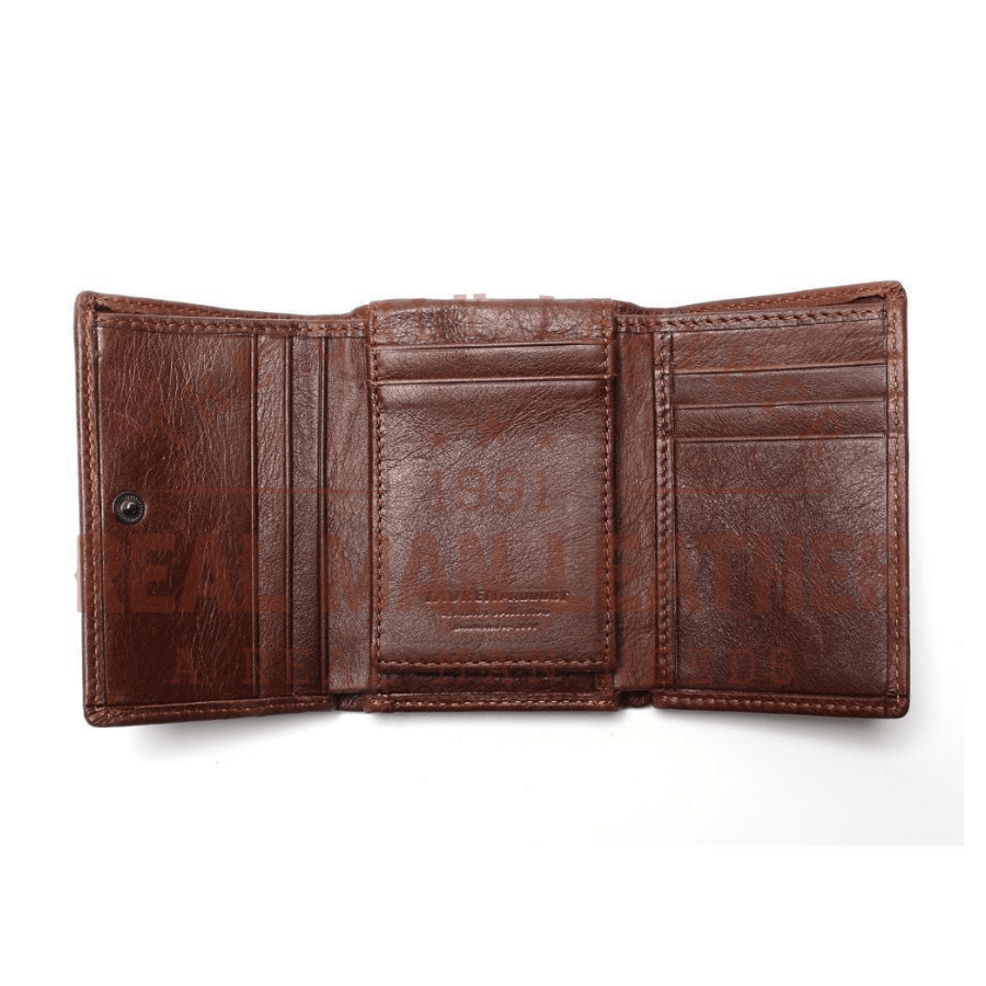 Christiane Leather Antitheft RFID Wallet - Real Man Leather