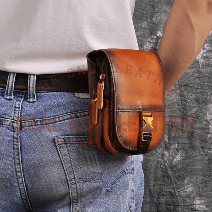 Ricci EDC Genuine Leather Belt Pouch – Real Man Leather