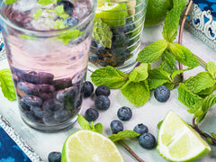 blueberry mint drinks