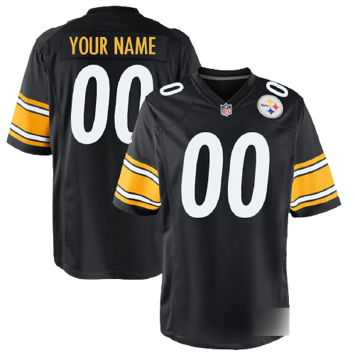 pittsburgh steelers all black jersey