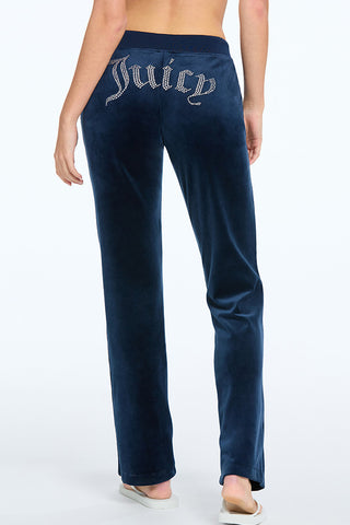 Juicy Couture co-ord velour high waist leggings with logo back in