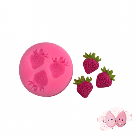 Strawberries Silicone Mold