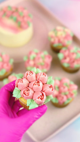 Flower cupcakes