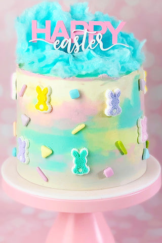 Pastel Colored Cake