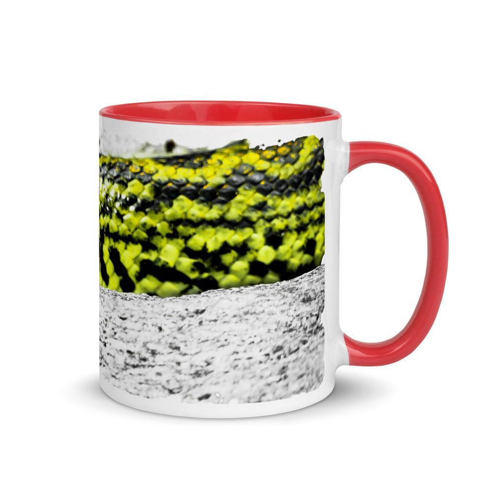 Gelbe Anaconda - Farbige Tasse Howling Nature