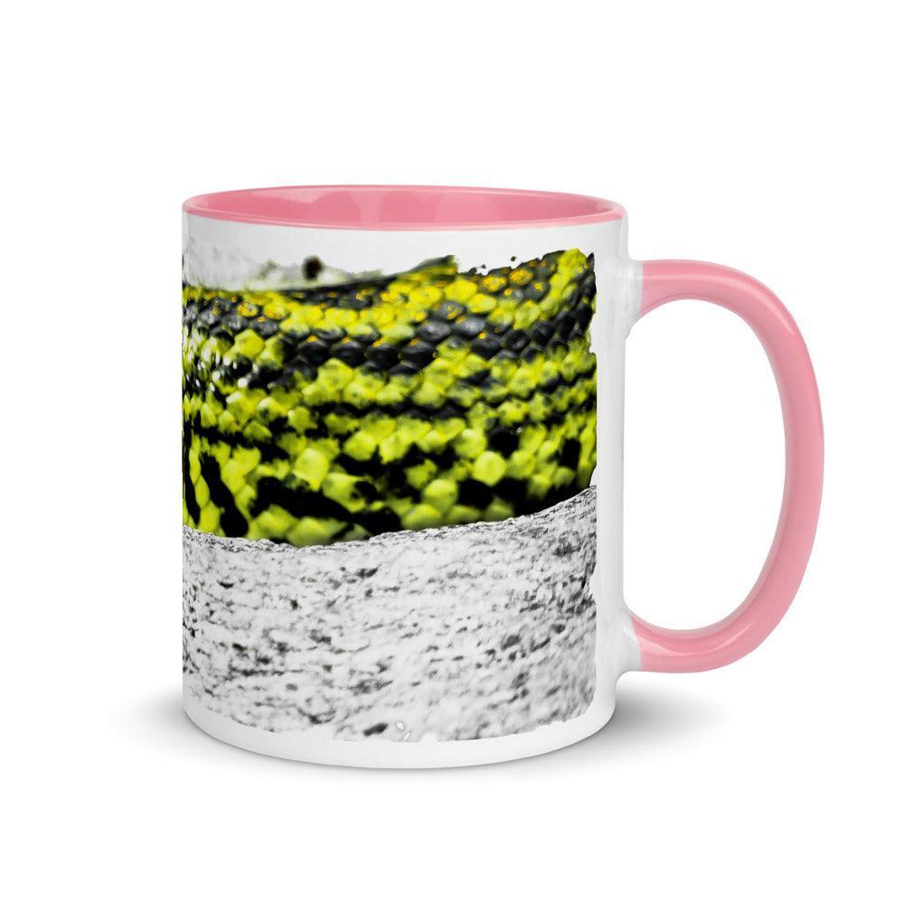 Gelbe Anaconda - Farbige Tasse Howling Nature