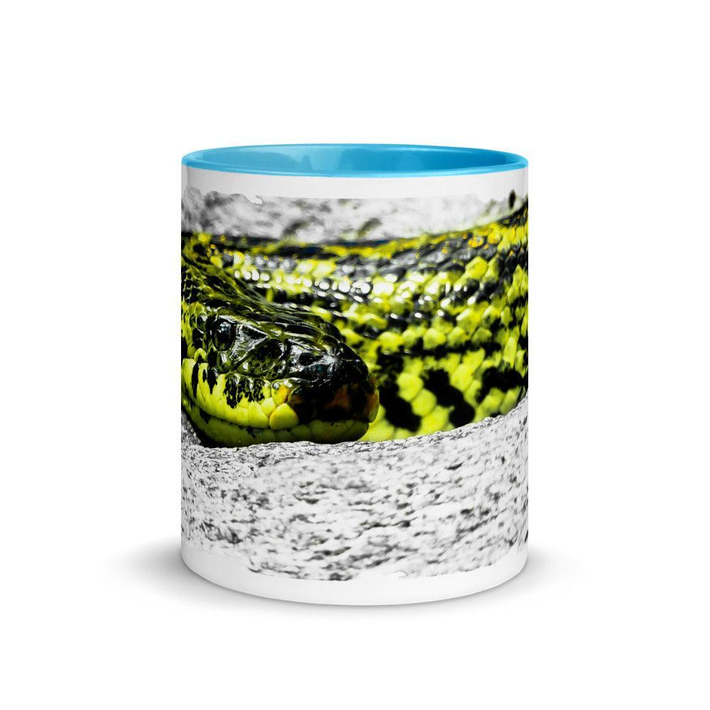 Gelbe Anaconda - Farbige Tasse Howling Nature