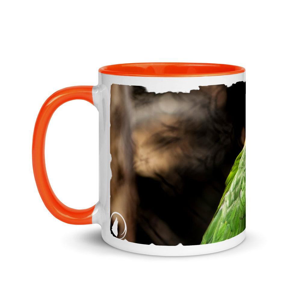 Rostkappenpapagei - Farbige Tasse Howling Nature