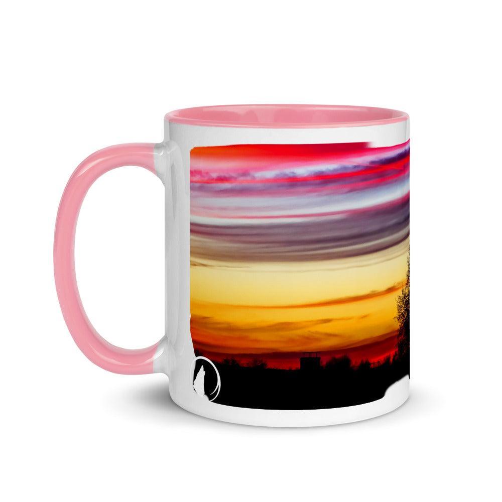 Sonnenuntergang - Farbige Tasse Howling Nature