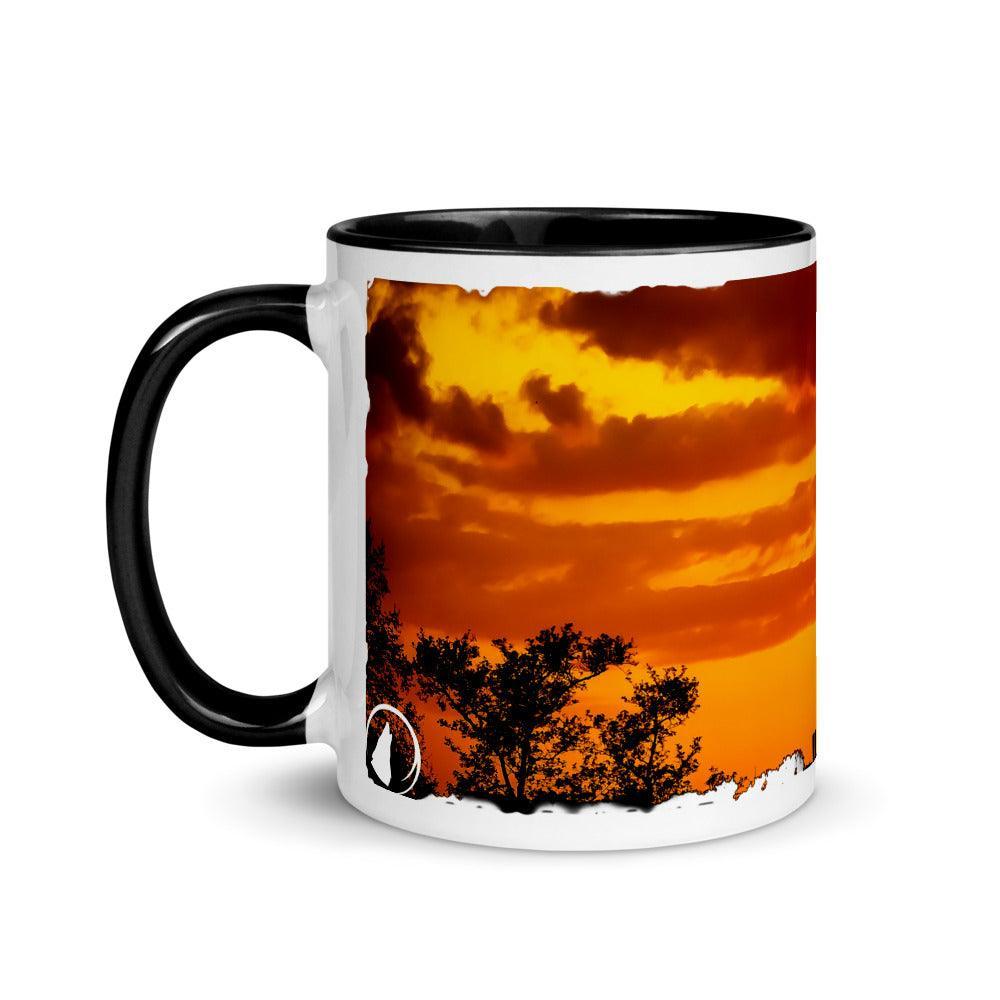 Sonnenuntergang - Farbige Tasse Howling Nature