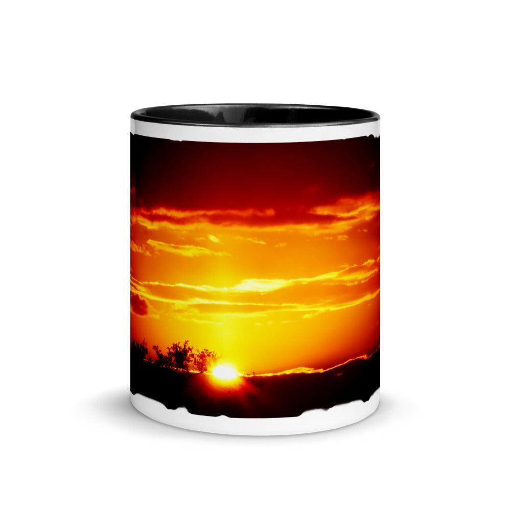 Sonnenuntergang - Farbige Tasse Howling Nature