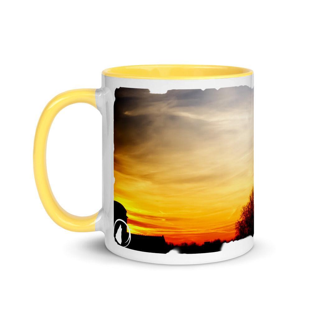 Sonnenuntergang - Farbige Tasse Howling Nature