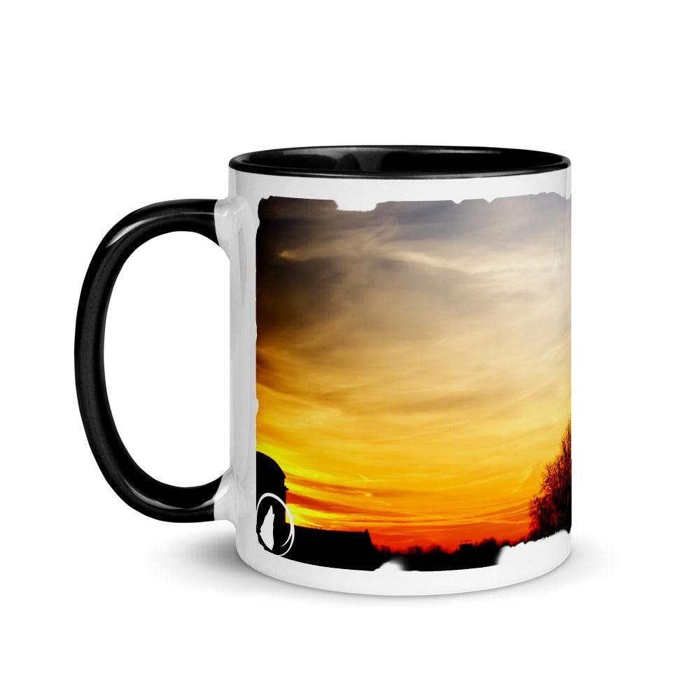 Sonnenuntergang - Farbige Tasse Howling Nature