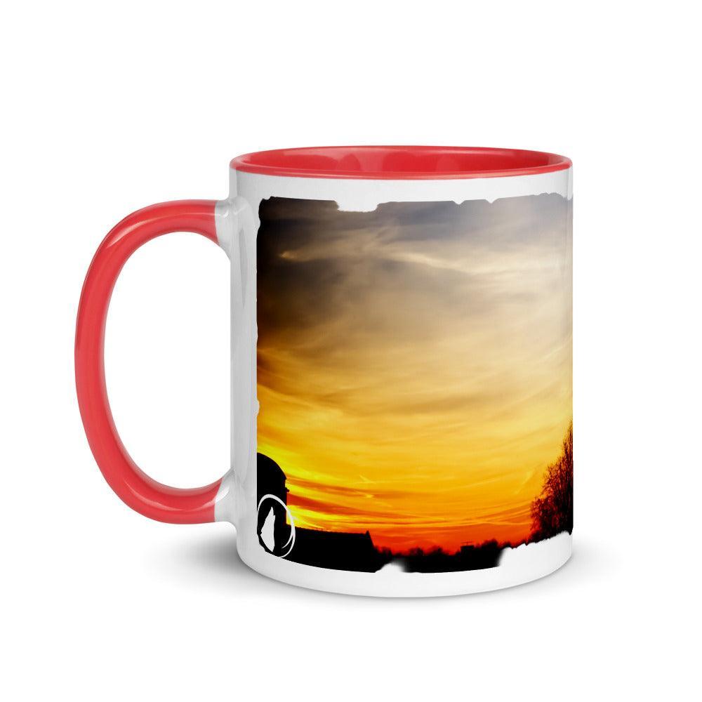 Sonnenuntergang - Farbige Tasse Howling Nature