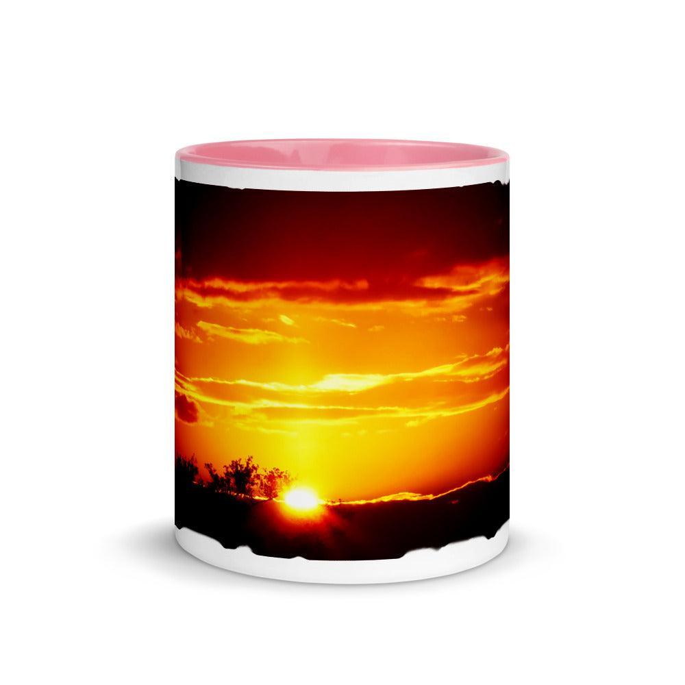 Sonnenuntergang - Farbige Tasse Howling Nature