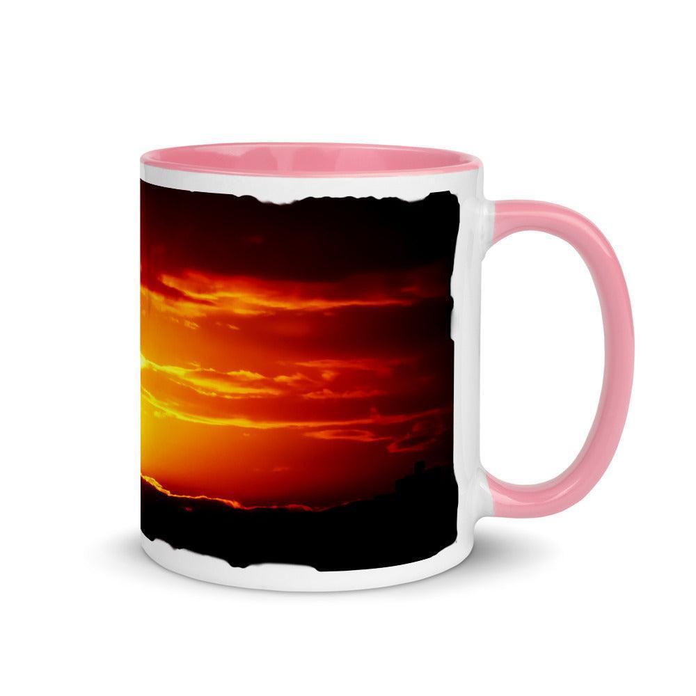 Sonnenuntergang - Farbige Tasse Howling Nature