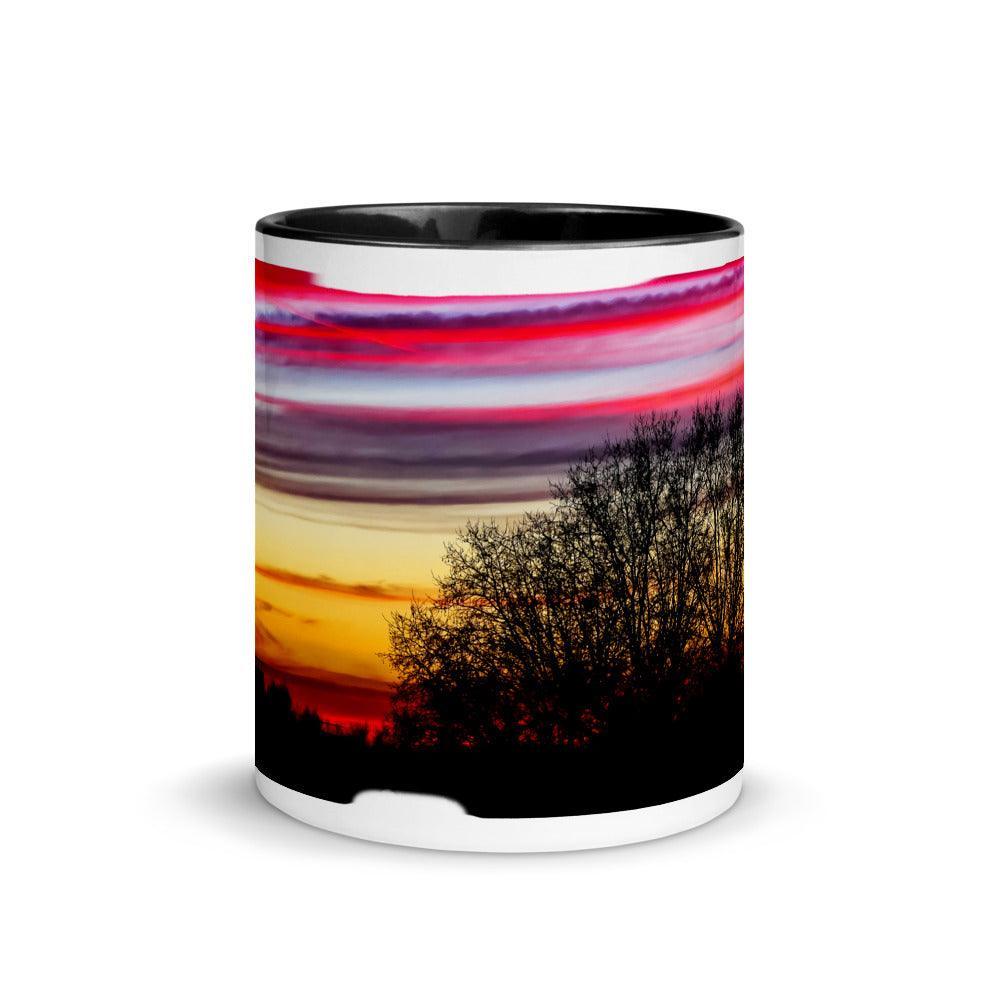 Sonnenuntergang - Farbige Tasse Howling Nature