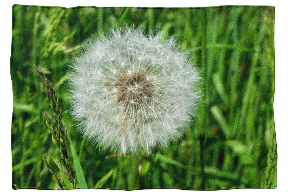 Löwenzahn mit Flugschirmchen - Kuscheldecke - Howling Nature