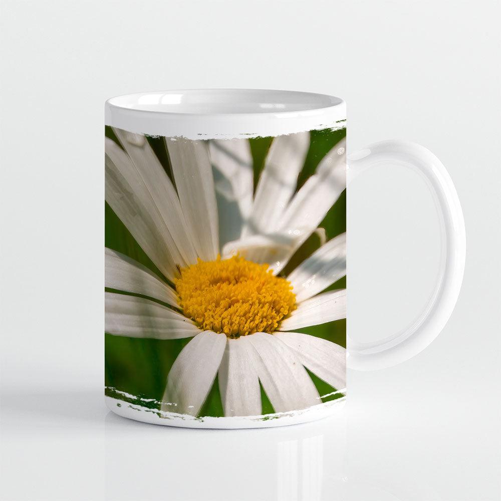 Margerite im Sommer - Tasse, weiß - Howling Nature