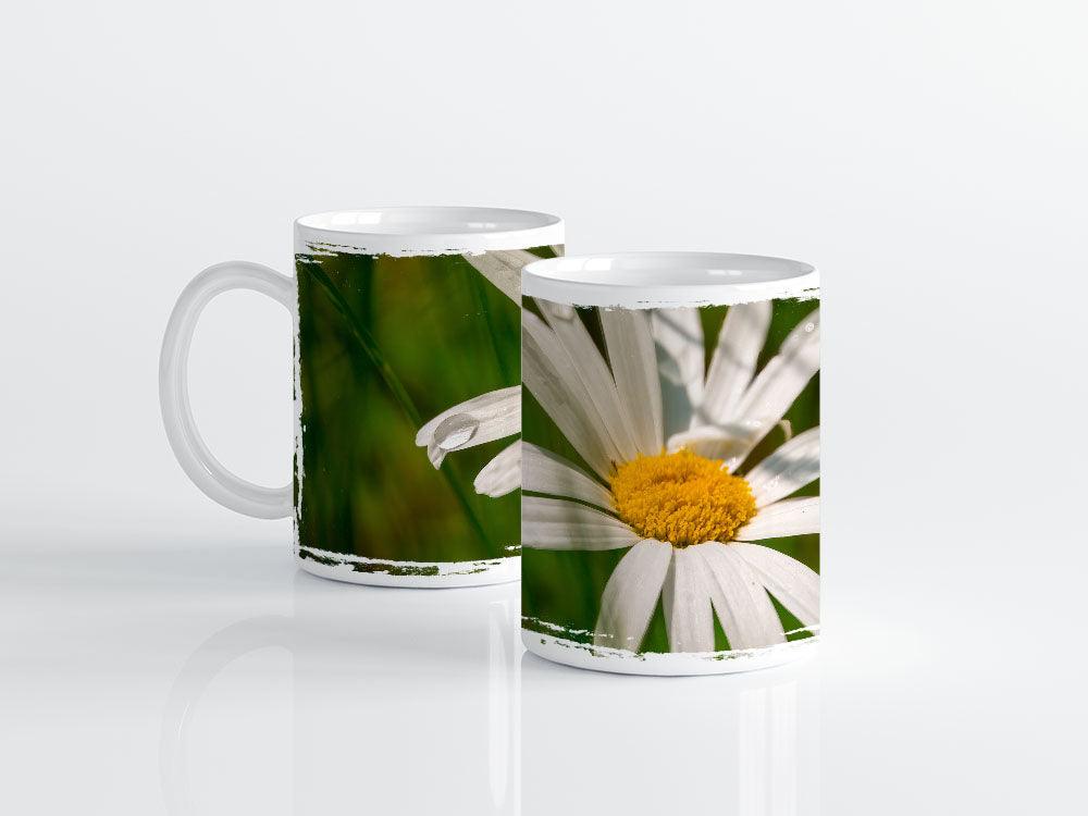 Margerite im Sommer - Tasse, weiß - Howling Nature