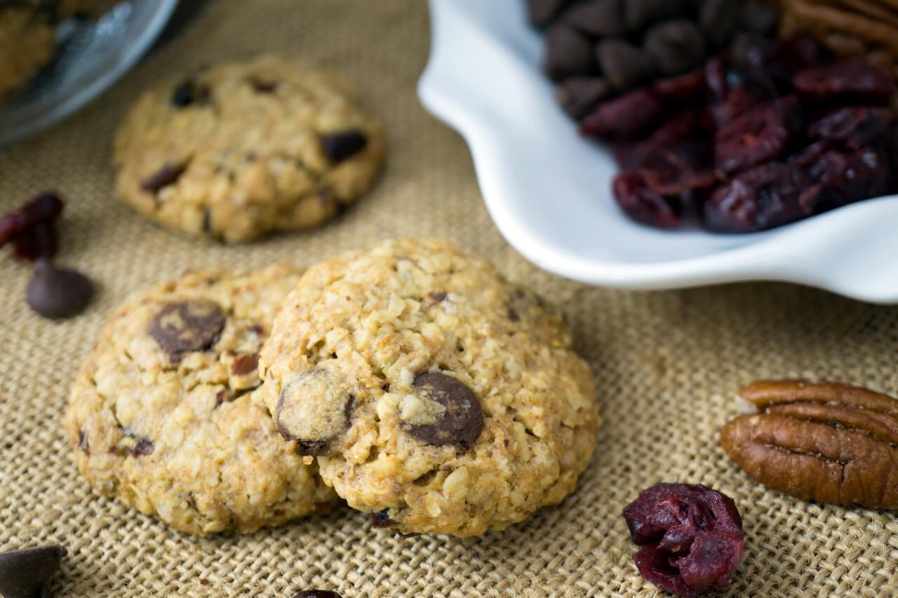 Oats manuka honey cookies chritsmas