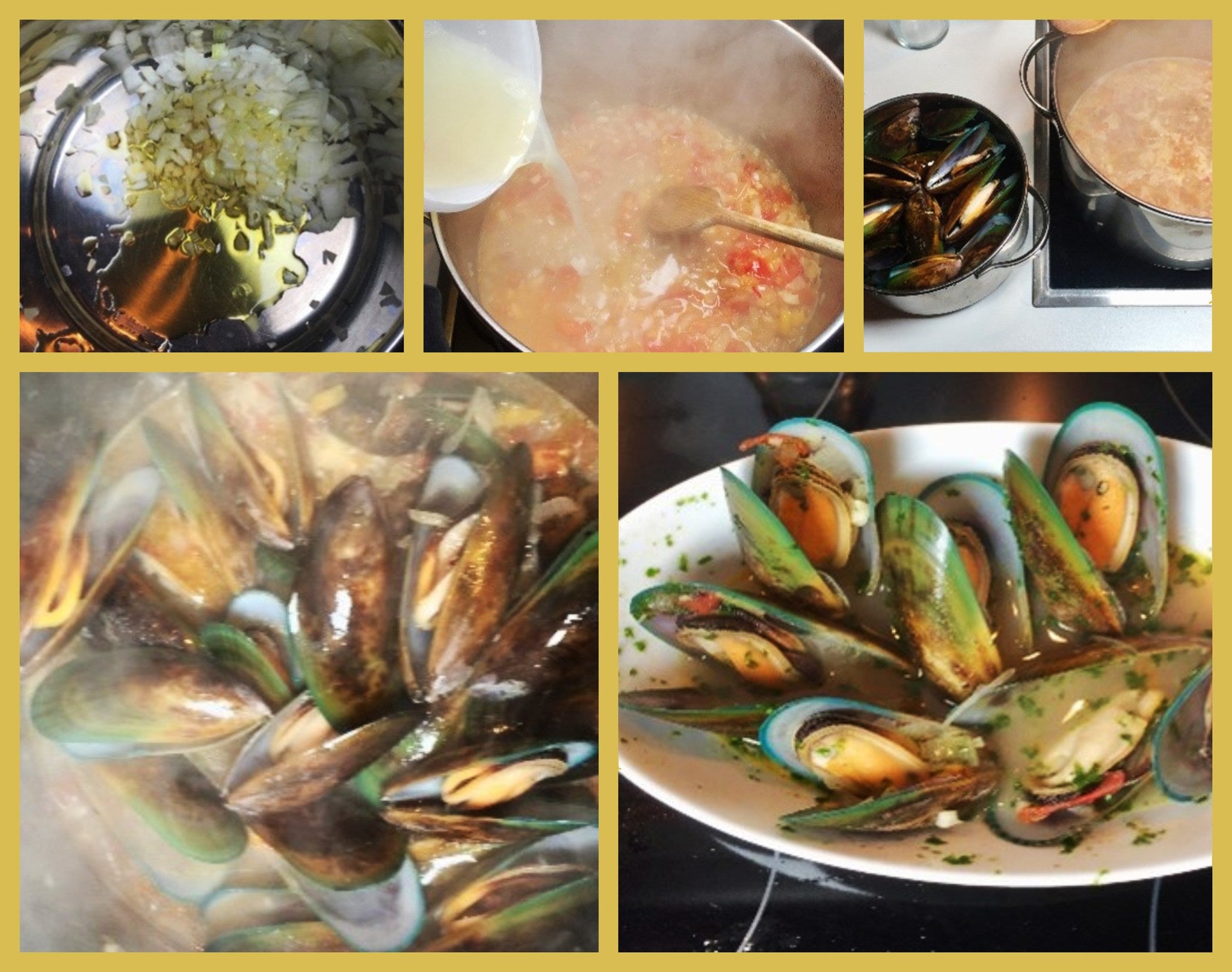 TRNER WHOLE SHELL MUSSELS in coconut-curry sauce