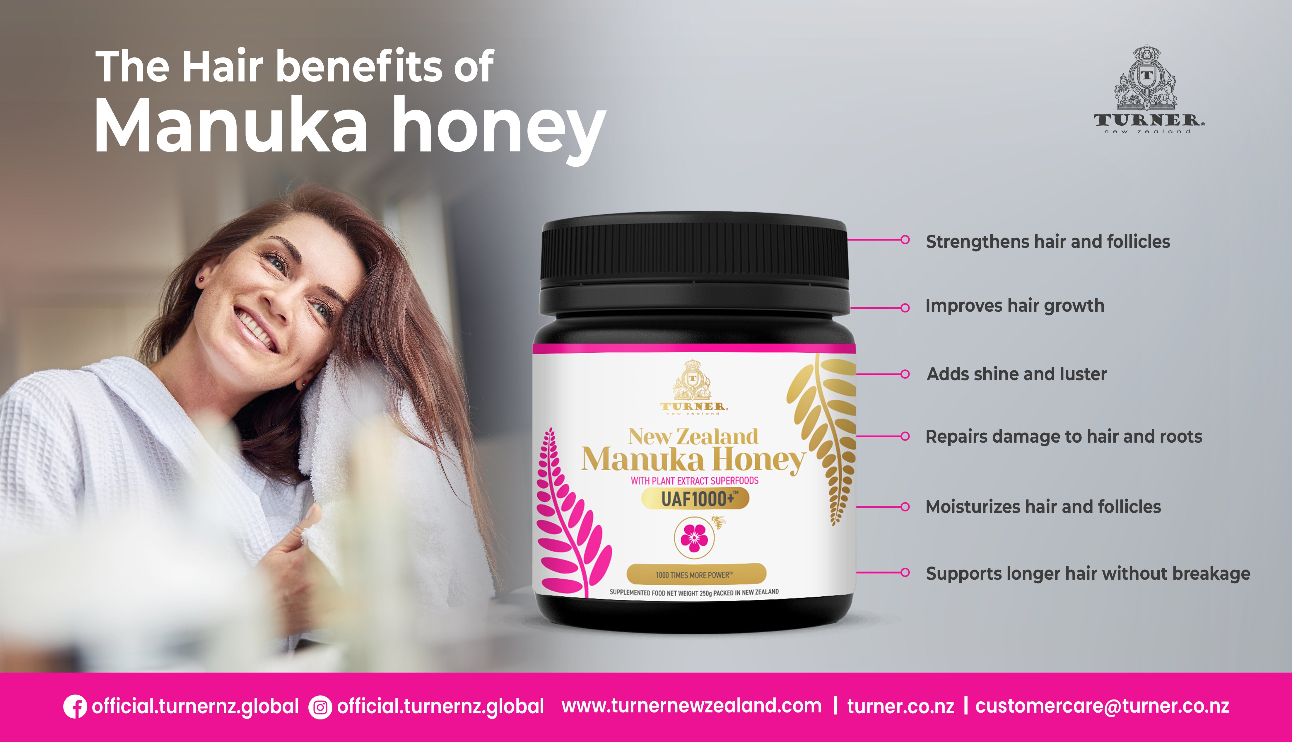 Manuka honey benefits infographics