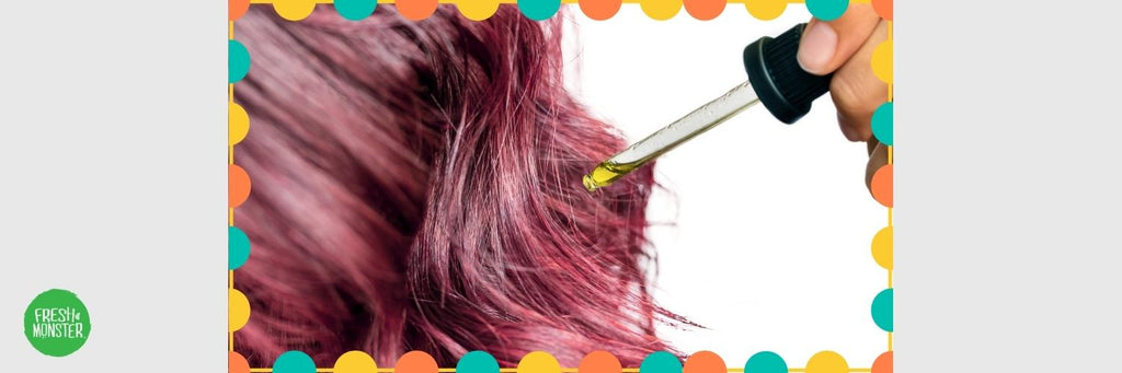 Applying Oil to Colored Hair