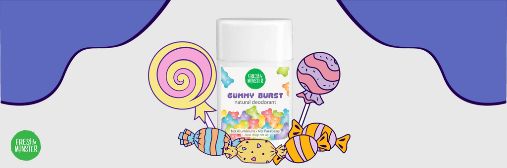 Fresh Monster Deodorant for Kids with Coconut Oil