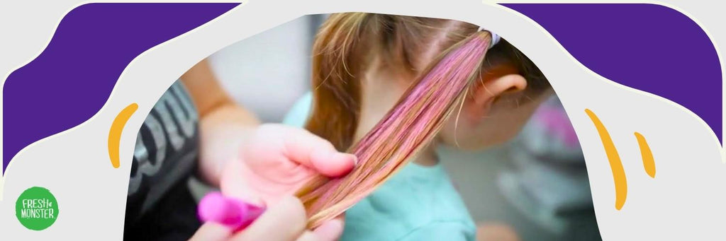 How to Apply Hair Chalk?