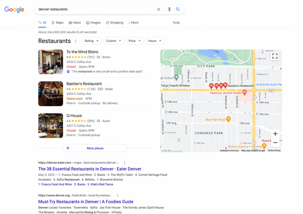 Local Restaurant SEO