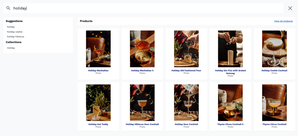 Holiday Cocktails on Bartstockphotos