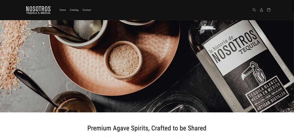 Photography for Web Site for Tequila Brand