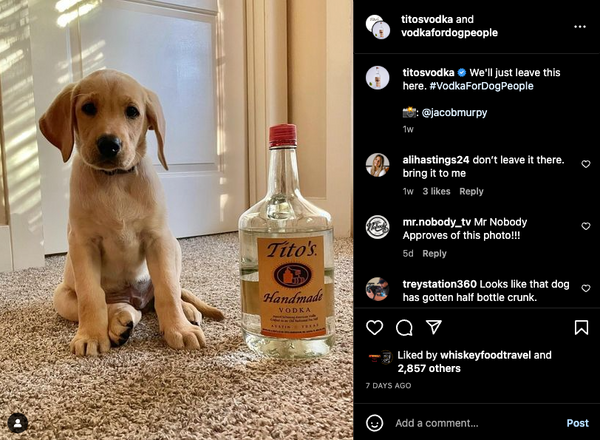 Tito's Vodka Instagram