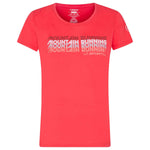 Mountain Running T-Shirt Woman Hibiscus