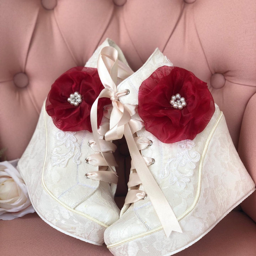 Platform shoes for bridal, quinceañera Valenta Zapatos