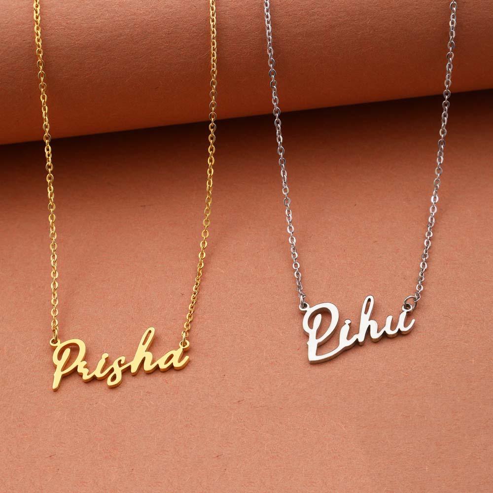 Essie Silver Personalized Name Necklace | Silveright