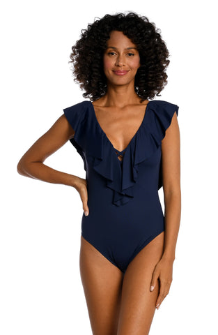 https://lablanca.com/products/island-goddess-over-the-shoulder-ruffle-plunge-one-piece-indigo?variant=42299159216328