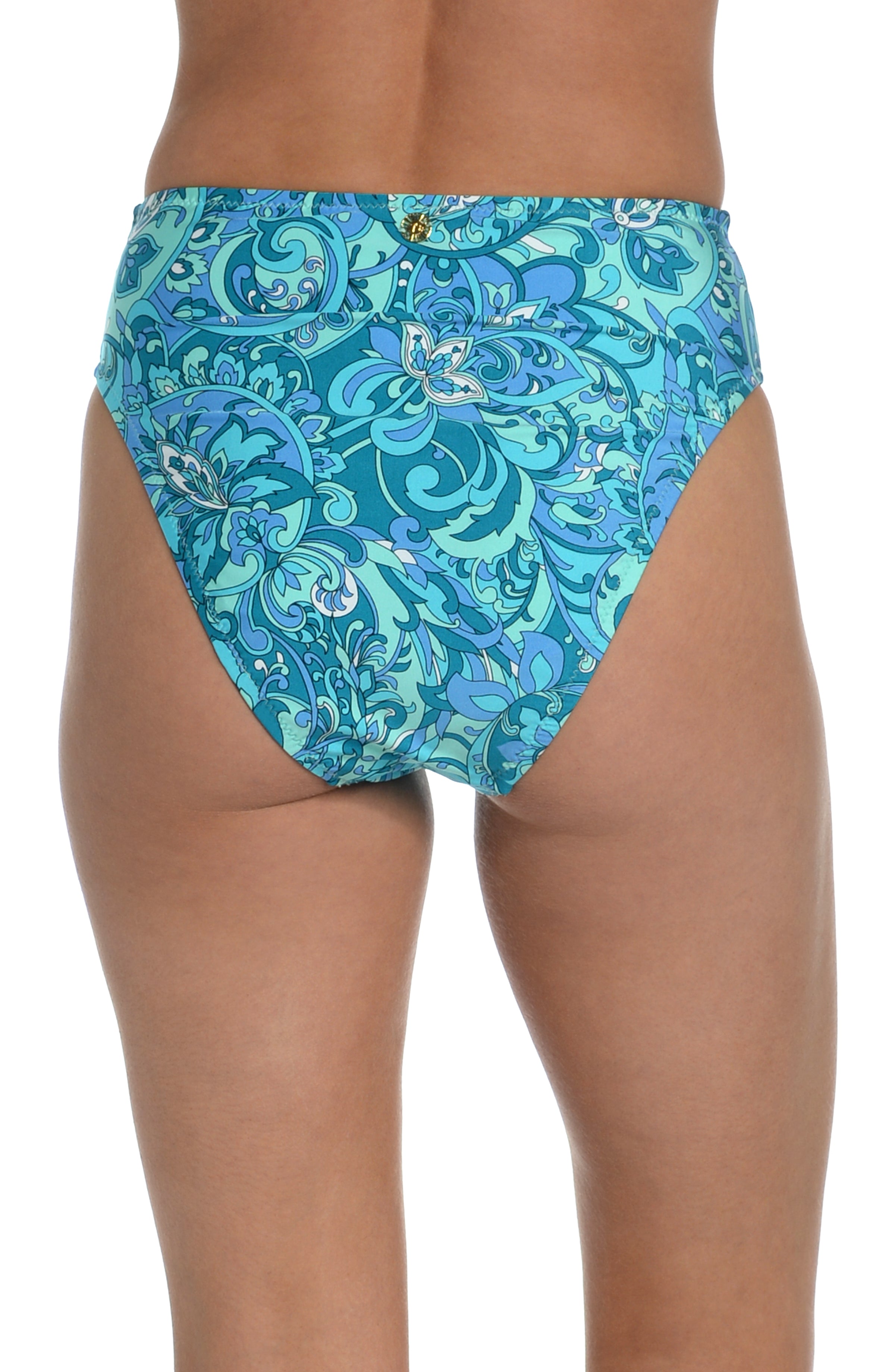 Lasata Super High Waist Bikini Bottom That Covers Lower Belly – onewith