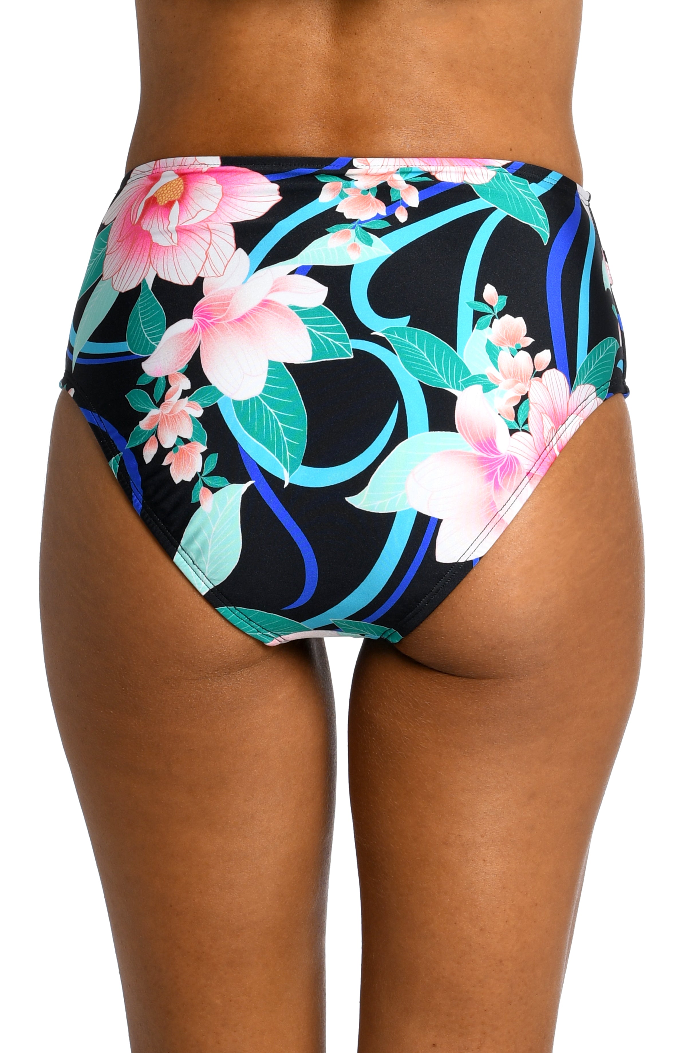 Island Goddess Side Tie Hipster Bottom - Hot Coral - FINAL SALE