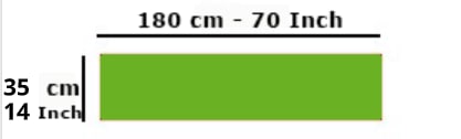 Format de l'écharpe de luxe